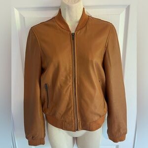Australian Wanderers Bolzano Bomber Italian Leather Jacket - medium, sz 10